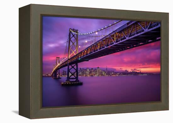 bay-bridge-3-Lincoln Harrison-Framed Stretched Canvas