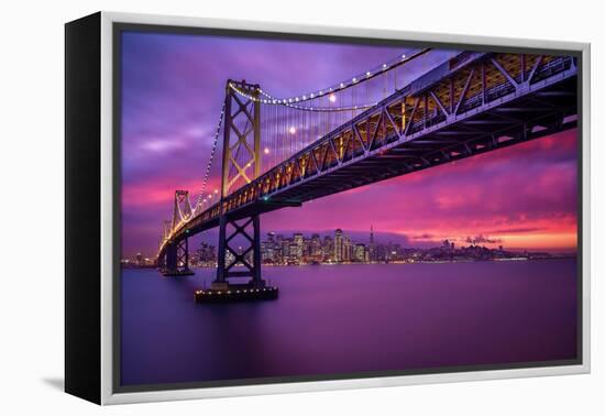 bay-bridge-3-Lincoln Harrison-Framed Stretched Canvas