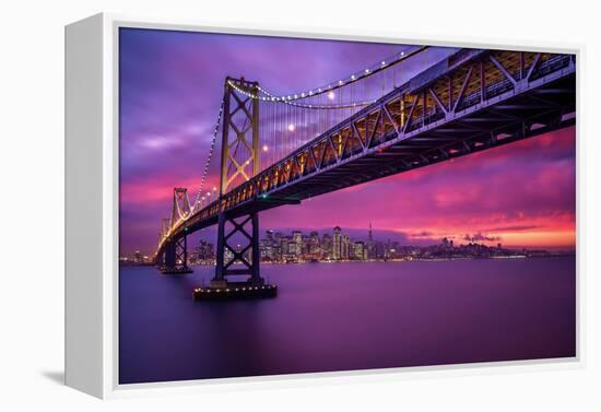 bay-bridge-3-Lincoln Harrison-Framed Stretched Canvas