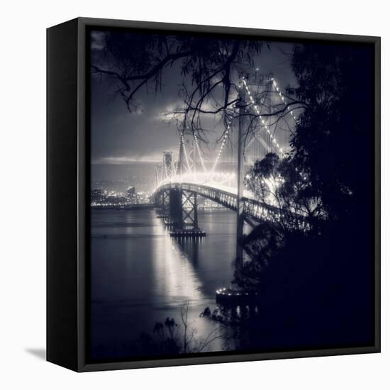 Bay Bridge, All Dressed Up, San Francisco-Vincent James-Framed Premier Image Canvas