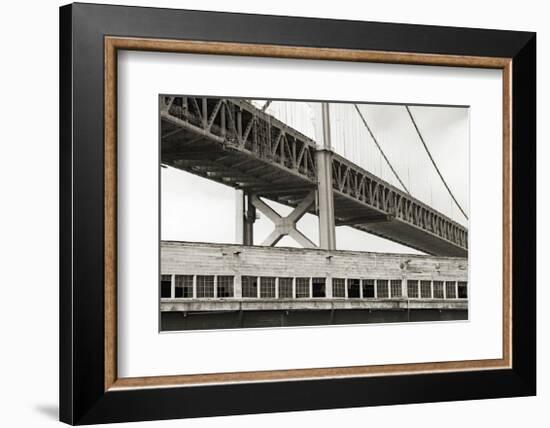 Bay Bridge and Pier, no. 1-Christian Peacock-Framed Giclee Print