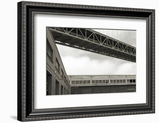 Bay Bridge and Pier, no. 2-Christian Peacock-Framed Giclee Print