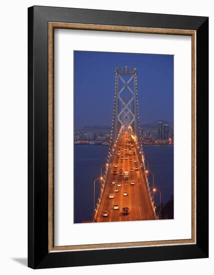 Bay Bridge at Dawn, San Francisco, Usa-Christian Heeb-Framed Photographic Print