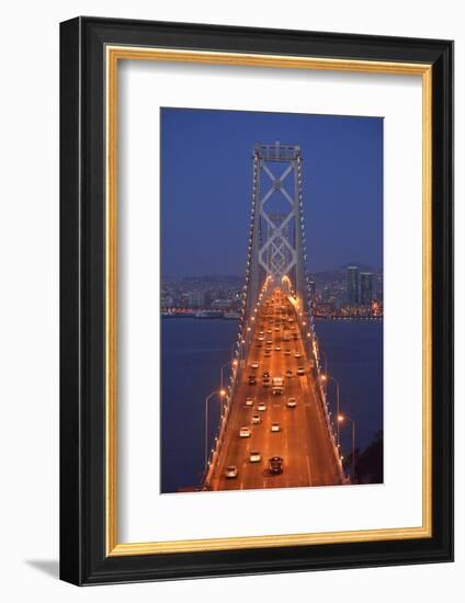 Bay Bridge at Dawn, San Francisco, Usa-Christian Heeb-Framed Photographic Print