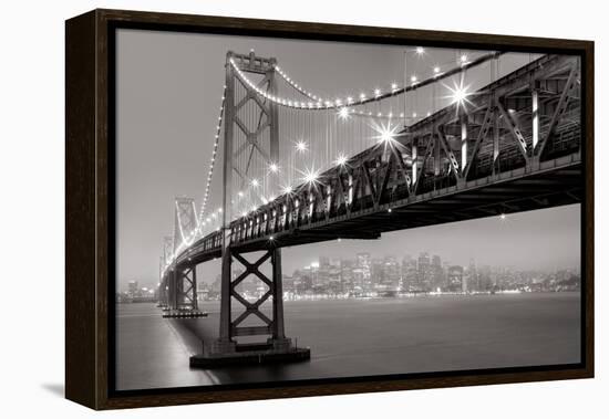 Bay Bridge at Night-Aaron Reed-Framed Stretched Canvas