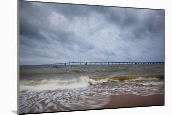 Bay Bridge Connects Mainland Of The Chesapeake Bay Watershed Area To Eastern Shores, Annapolis, MD-Karine Aigner-Mounted Photographic Print