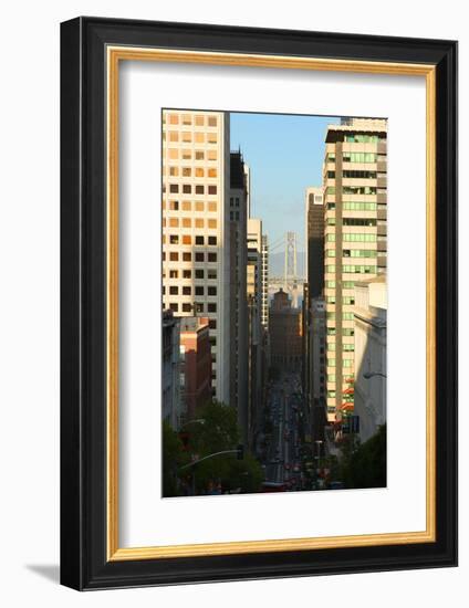 Bay Bridge from Downtown San Francisco-Anna Miller-Framed Photographic Print