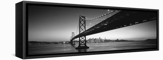 Bay Bridge San Francisco Ca USA-null-Framed Stretched Canvas