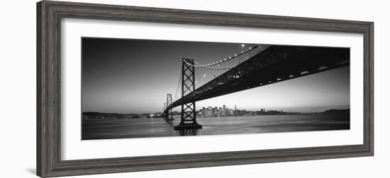 Bay Bridge San Francisco Ca USA--Framed Photographic Print