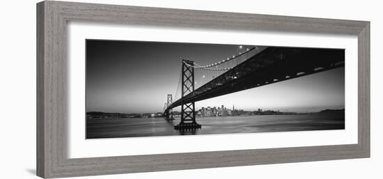 Bay Bridge San Francisco Ca USA-null-Framed Photographic Print