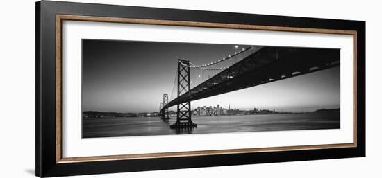 Bay Bridge San Francisco Ca USA--Framed Photographic Print