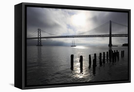 Bay Bridge, San Francisco, California, United States of America, North America-Richard Cummins-Framed Premier Image Canvas