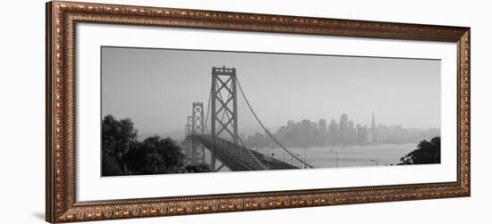 Bay Bridge, Skyline, City, San Francisco, California, USA-null-Framed Photographic Print