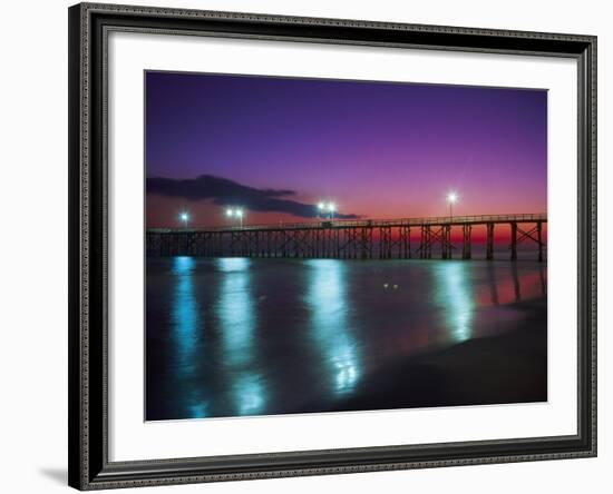 Bay Co.Pier, Gulf of Mexico, Panama City Beach, FL-Jim Schwabel-Framed Photographic Print