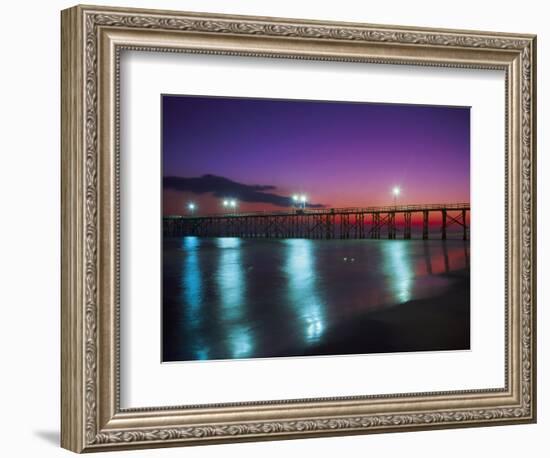 Bay Co.Pier, Gulf of Mexico, Panama City Beach, FL-Jim Schwabel-Framed Photographic Print