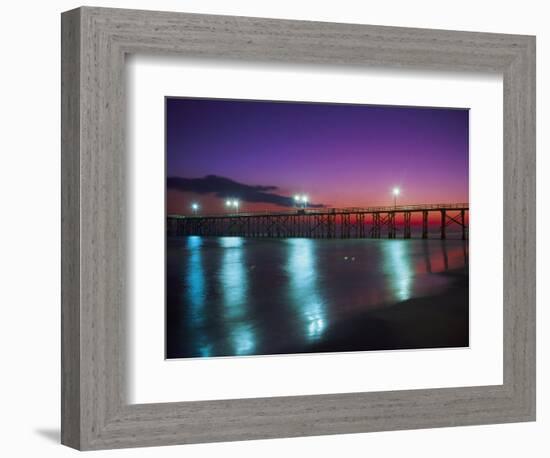 Bay Co.Pier, Gulf of Mexico, Panama City Beach, FL-Jim Schwabel-Framed Photographic Print