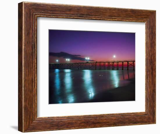 Bay Co.Pier, Gulf of Mexico, Panama City Beach, FL-Jim Schwabel-Framed Photographic Print