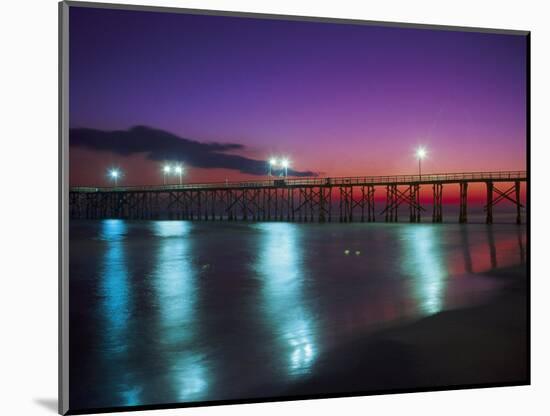 Bay Co.Pier, Gulf of Mexico, Panama City Beach, FL-Jim Schwabel-Mounted Photographic Print