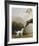 Bay Horse and White Dog - Focus-George Stubbs-Framed Premium Giclee Print