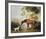 Bay Horse and White Dog-George Stubbs-Framed Premium Giclee Print