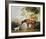 Bay Horse and White Dog-George Stubbs-Framed Premium Giclee Print