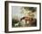 Bay Horse and White Dog-George Stubbs-Framed Premium Giclee Print