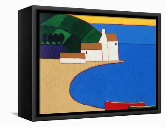 Bay in Southern Brittany, 2004-Eithne Donne-Framed Premier Image Canvas