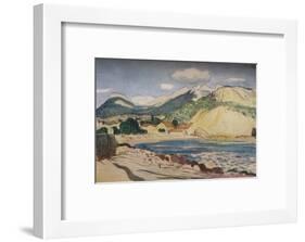 'Bay in the South of France', 1931-Derwent Lees-Framed Art Print