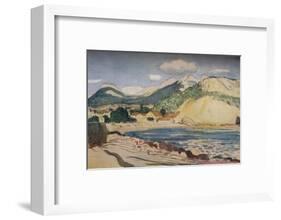'Bay in the South of France', 1931-Derwent Lees-Framed Art Print