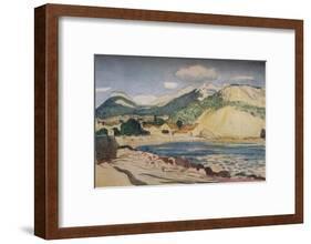 'Bay in the South of France', 1931-Derwent Lees-Framed Art Print
