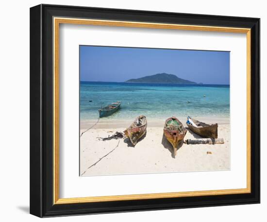 Bay Islands, Cayos Cochinos, Chachauate Caye, Honduras-Jane Sweeney-Framed Photographic Print