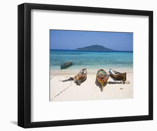 Bay Islands, Cayos Cochinos, Chachauate Caye, Honduras-Jane Sweeney-Framed Photographic Print