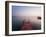 Bay Islands, Utila, Red Jetty at Sunset, Honduras-Jane Sweeney-Framed Photographic Print