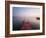 Bay Islands, Utila, Red Jetty at Sunset, Honduras-Jane Sweeney-Framed Photographic Print