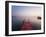 Bay Islands, Utila, Red Jetty at Sunset, Honduras-Jane Sweeney-Framed Photographic Print