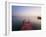 Bay Islands, Utila, Red Jetty at Sunset, Honduras-Jane Sweeney-Framed Photographic Print