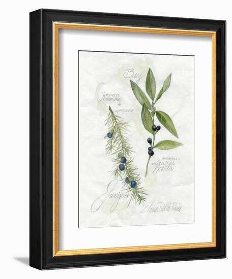 Bay Leaf and Juniper-Elissa Della-piana-Framed Premium Giclee Print