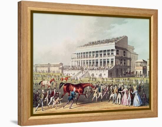 Bay Middleton, Winner of the Derby, 1836-James Pollard-Framed Premier Image Canvas