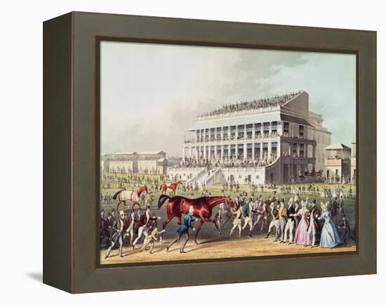 Bay Middleton, Winner of the Derby, 1836-James Pollard-Framed Premier Image Canvas
