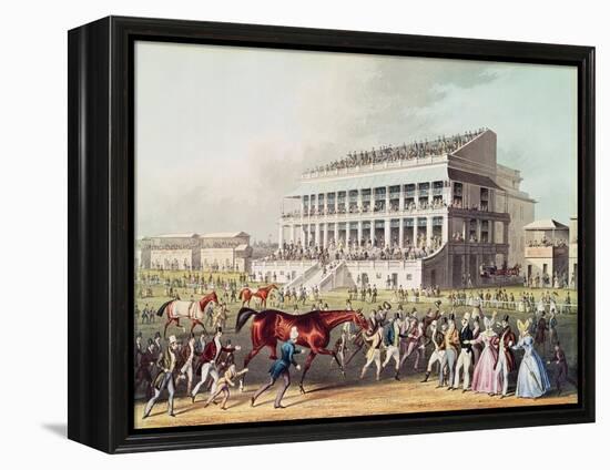 Bay Middleton, Winner of the Derby, 1836-James Pollard-Framed Premier Image Canvas