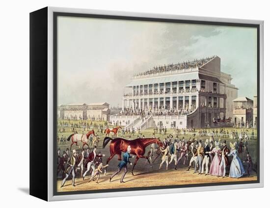 Bay Middleton, Winner of the Derby, 1836-James Pollard-Framed Premier Image Canvas