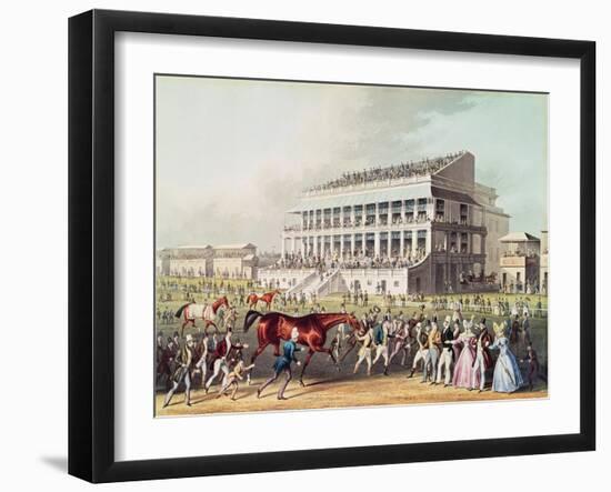 Bay Middleton, Winner of the Derby, 1836-James Pollard-Framed Giclee Print