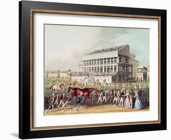 Bay Middleton, Winner of the Derby, 1836-James Pollard-Framed Giclee Print