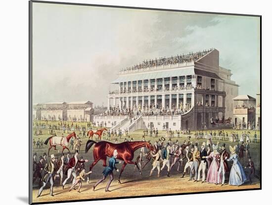 Bay Middleton, Winner of the Derby, 1836-James Pollard-Mounted Giclee Print