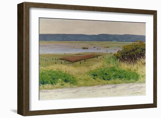Bay Near Honfleur, 1915-Felix Vallotton-Framed Giclee Print