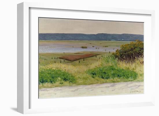 Bay Near Honfleur, 1915-Felix Vallotton-Framed Giclee Print
