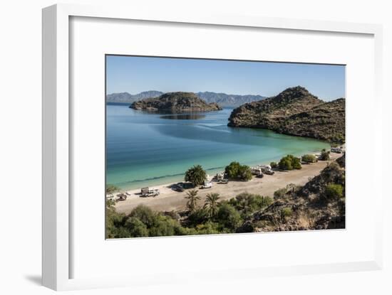 Bay near Loreto, into Sea of Cortez, Baja California, Mexico, North America-Tony Waltham-Framed Photographic Print