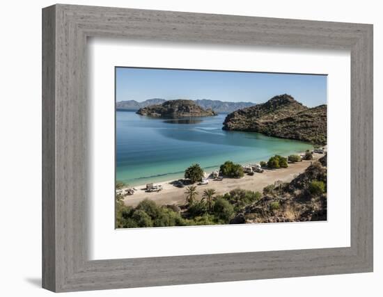 Bay near Loreto, into Sea of Cortez, Baja California, Mexico, North America-Tony Waltham-Framed Photographic Print