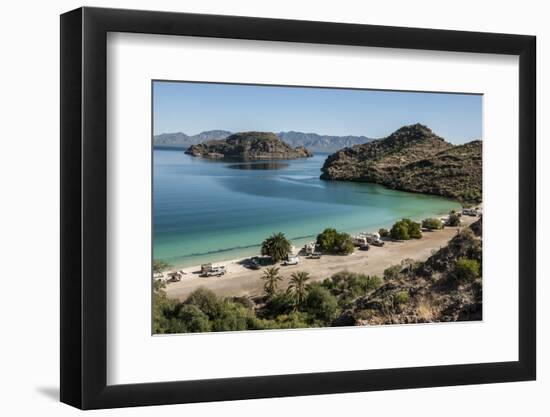 Bay near Loreto, into Sea of Cortez, Baja California, Mexico, North America-Tony Waltham-Framed Photographic Print