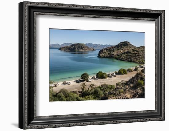 Bay near Loreto, into Sea of Cortez, Baja California, Mexico, North America-Tony Waltham-Framed Photographic Print